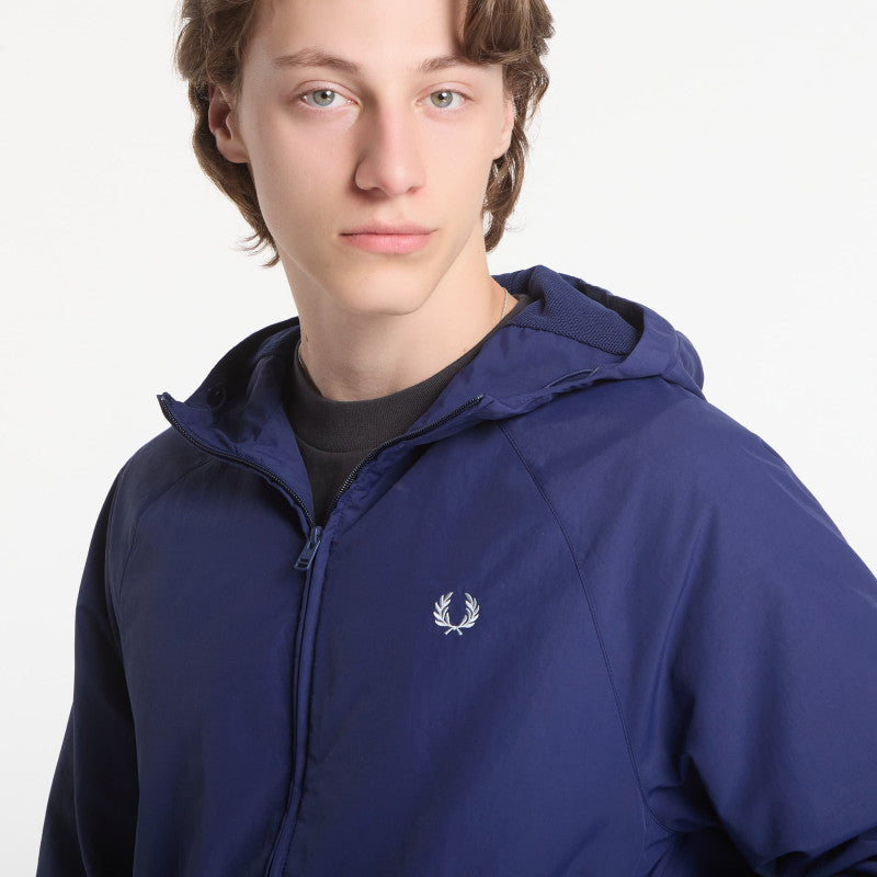 Fred Perry Hooded Shell Jacket UNISEX Blue