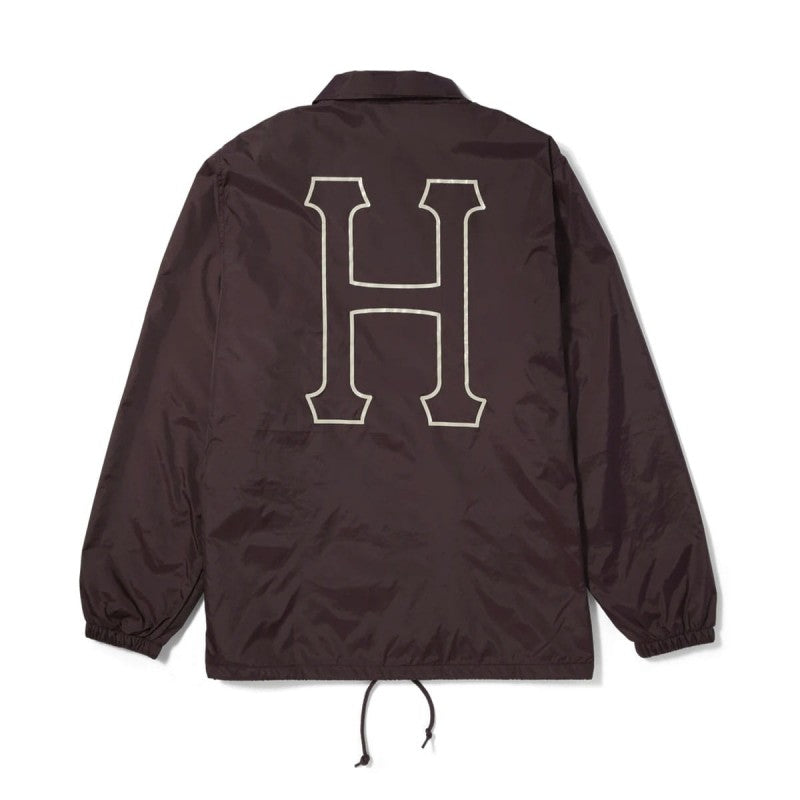 HUF Set H Coaches Jacket Eggplant