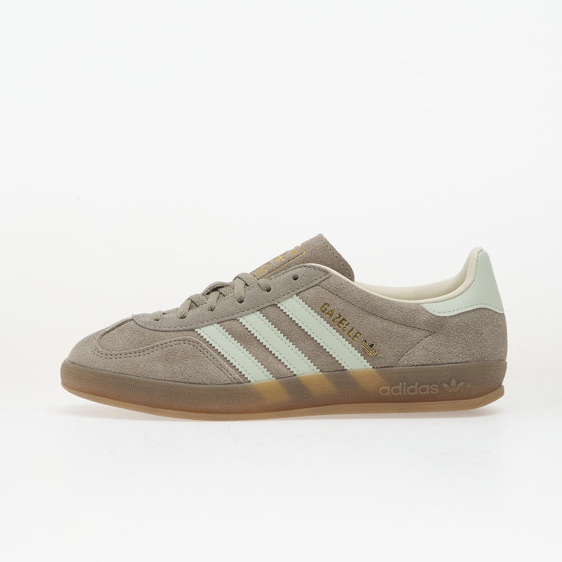 adidas Gazelle Indoor Wmns Silver Pebble/ Linen Green/ Gum5 40