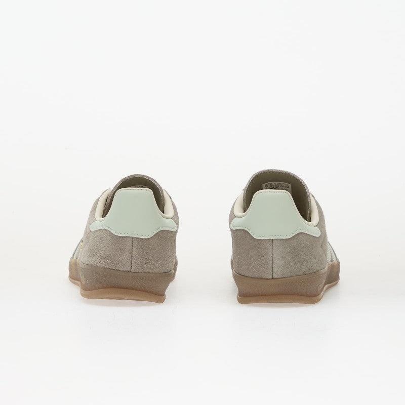 adidas Gazelle Indoor Wmns Silver Pebble/ Linen Green/ Gum5 40