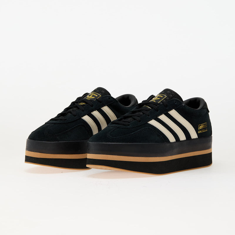 adidas Gazelle Stack Wmns Core Black/ Cream White/ Gum 3 41