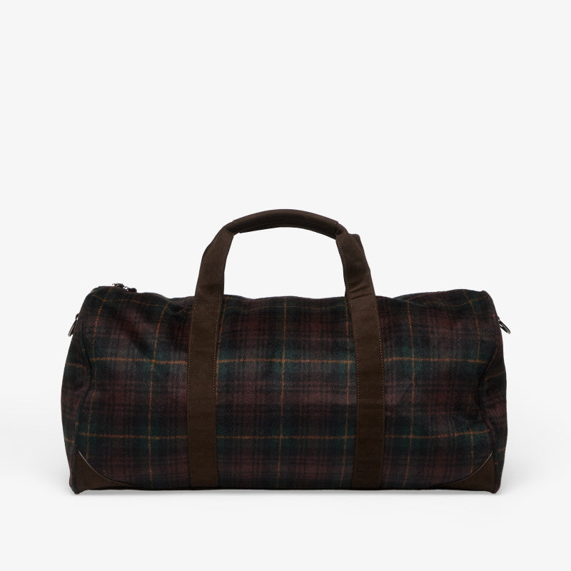 MC2 Saint Barth Jetleg Wool Duffle Bag Tartan