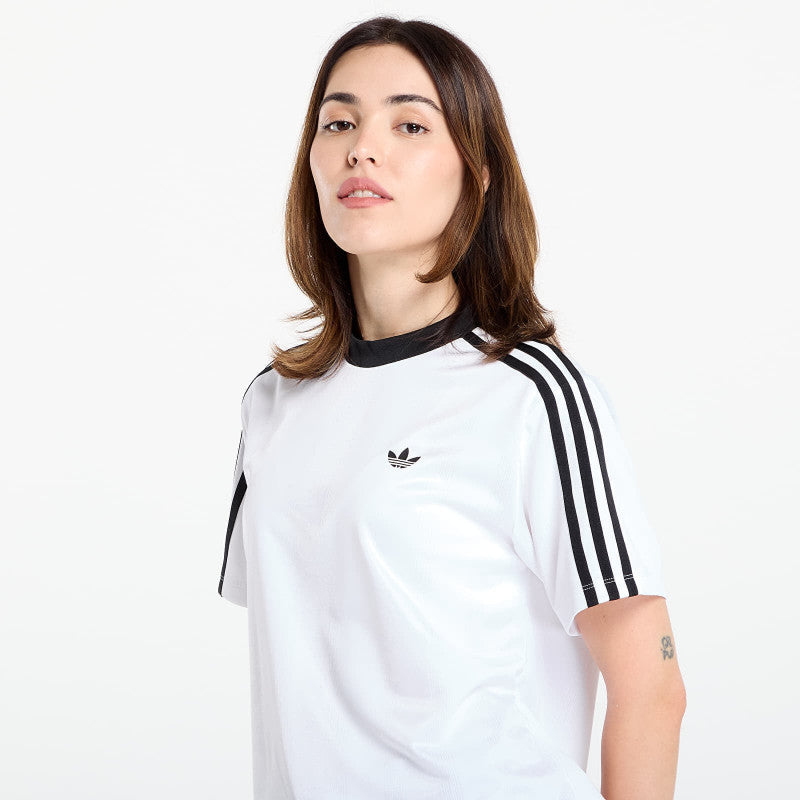 adidas Adicolor Football Jacquard T-Shirt White