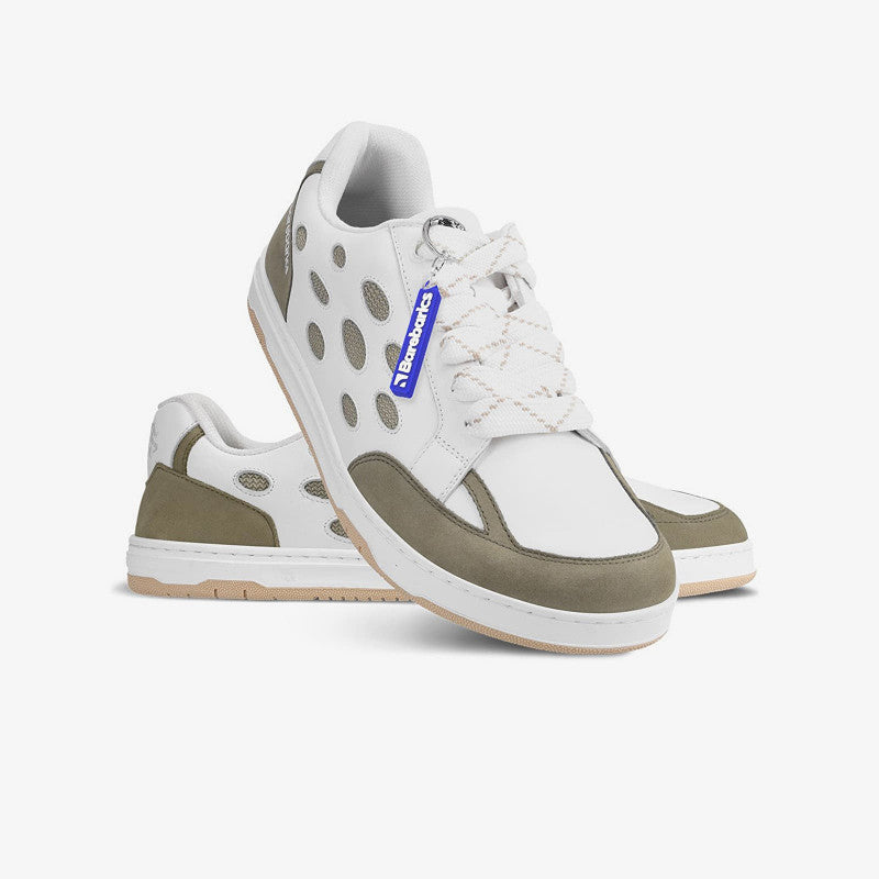 Barebarics Fusion White & Army Brown