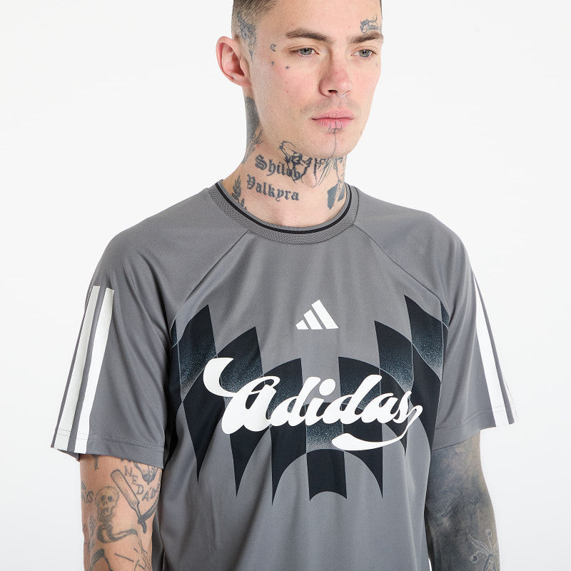 adidas House Of Tiro X Common Goal Jersey T-Shirt Grey Four/ Black/ Off White