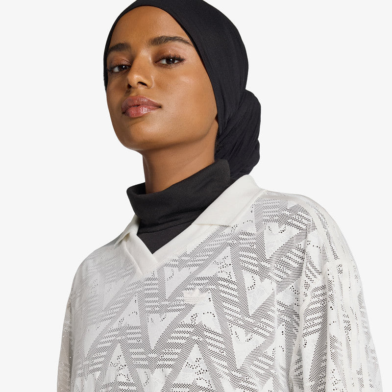 adidas Lace Football Jersey Cloud White