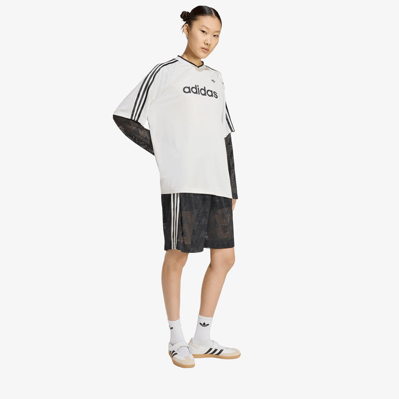 adidas Lace Long-Sleeve Jersey Cloud White