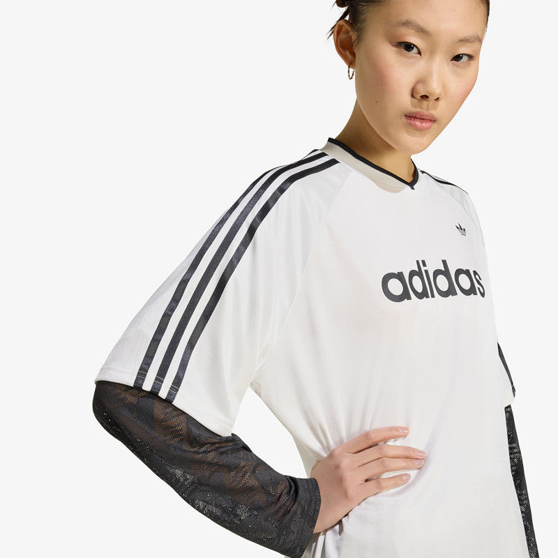 adidas Lace Long-Sleeve Jersey Cloud White