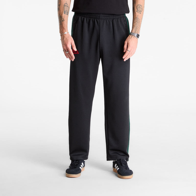 adidas Firebird Track Pants Roses Black/ Collegiate Green