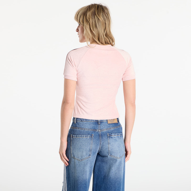 adidas Terry Towel Cali T-Shirt Sandy Pink