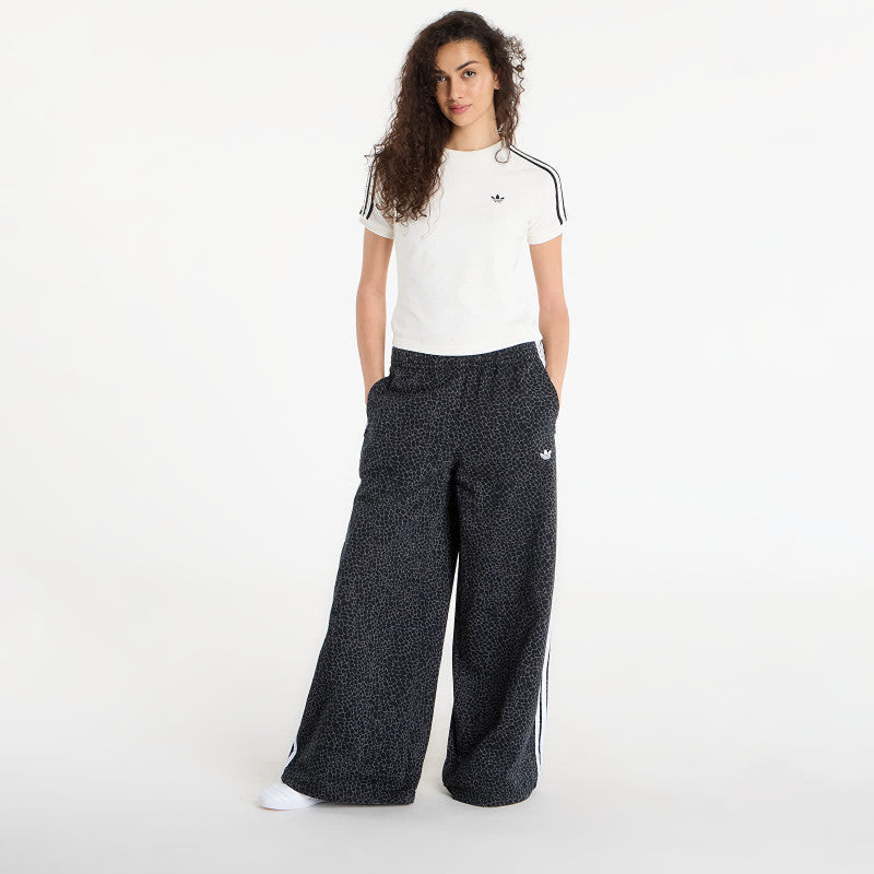 adidas Firebird Oversized Aop Denim Pants Black/ Grey Six