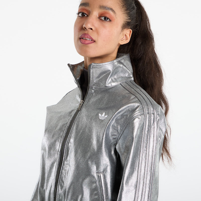 adidas Firebird Track Top Denim Silver Met.