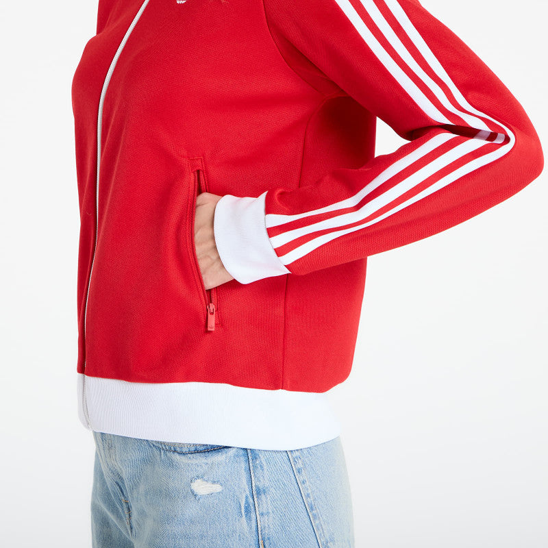 adidas Classic Track Top Better Scarlet/ White