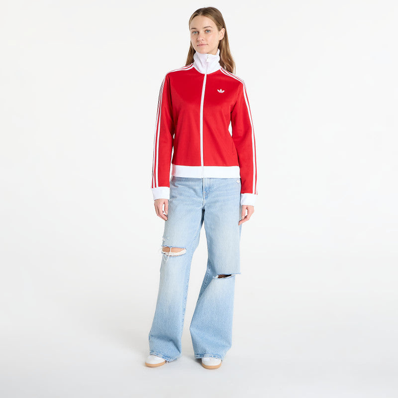 adidas Classic Track Top Better Scarlet/ White
