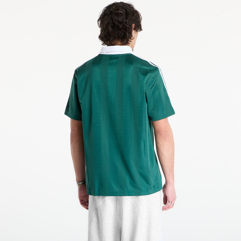 adidas Archive Collar Engineered Jersey Collegiate Green