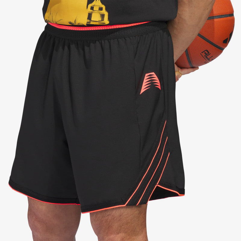 adidas Anthony Edwards Crazy Lite Short Black/ Solar Turbo