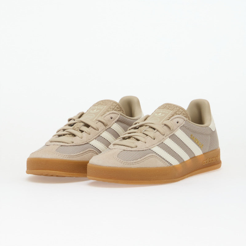 adidas Gazelle Indoor Khaki Three/ Off White/ Gold Met.
