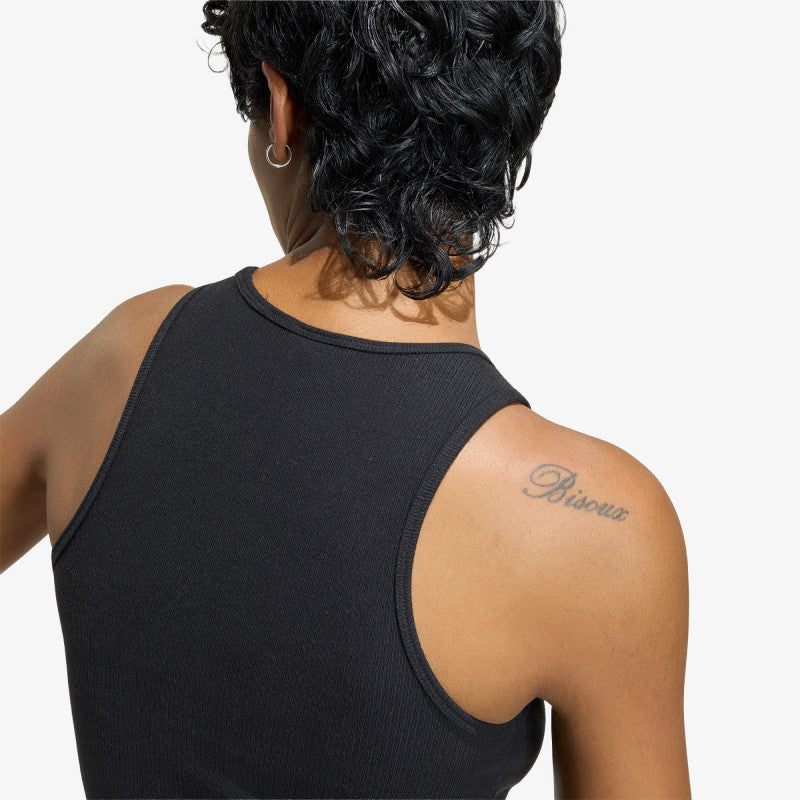 adidas Essentials Rib Tank Top Black