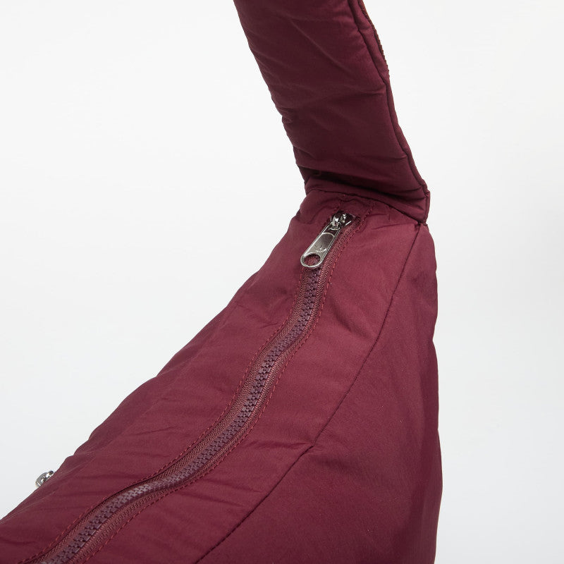 adidas Everyday Icons Crossbody Bag Half Moon Maroon