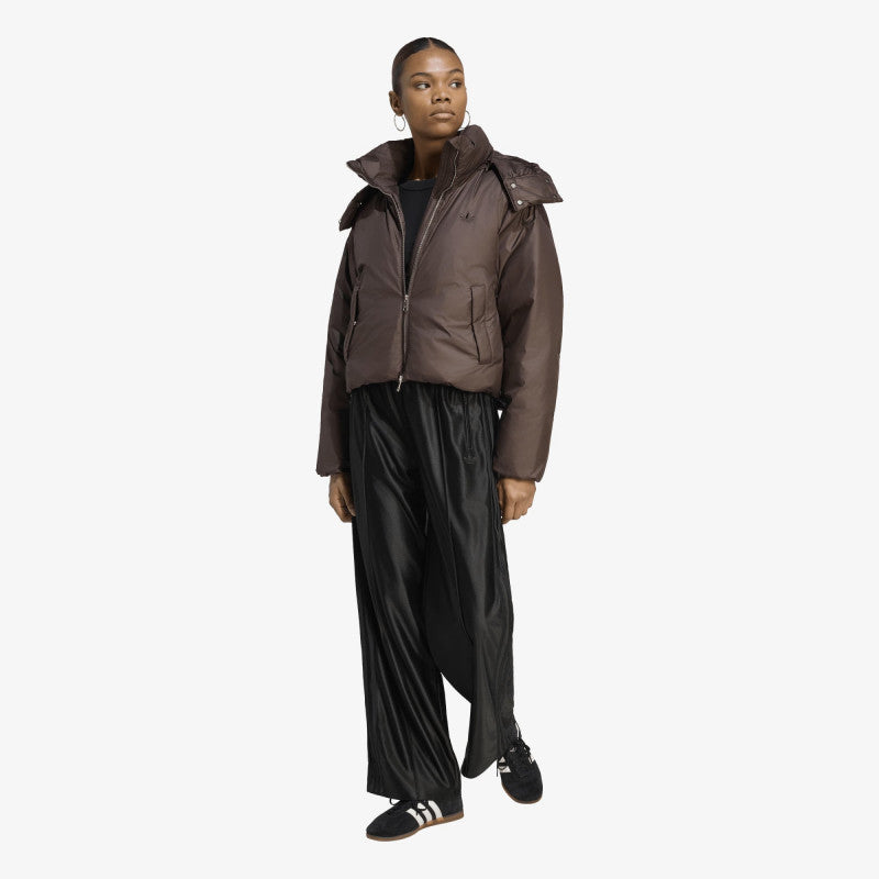 adidas Ess Down Hooded Puffer Jacket Aurora Coffee