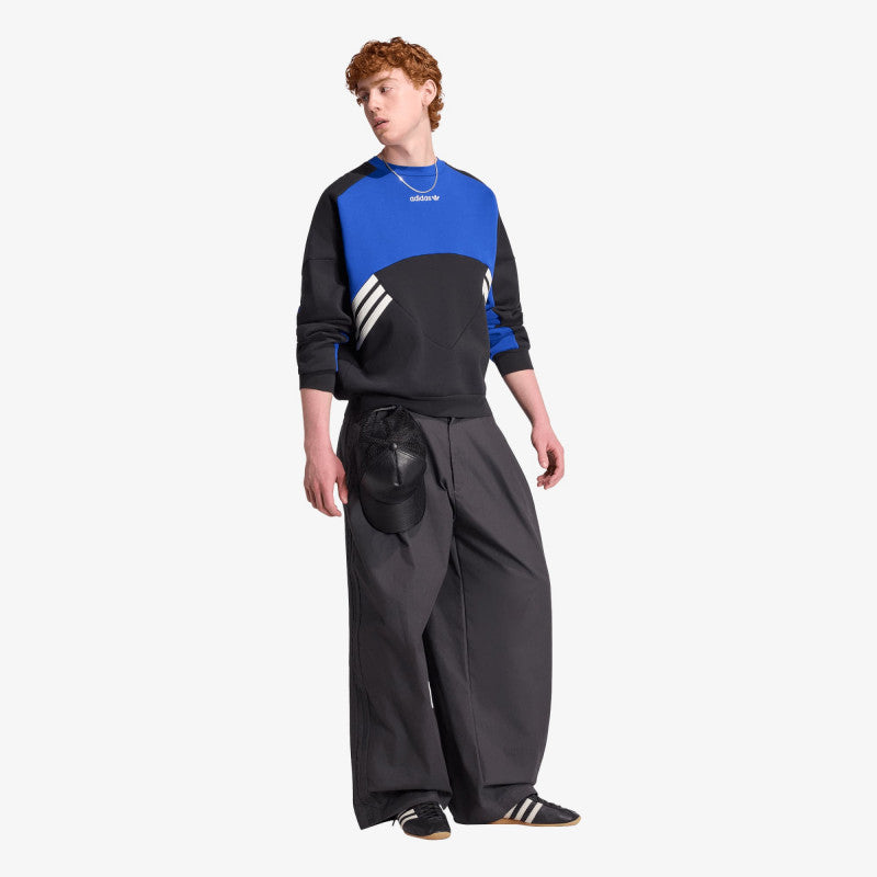 adidas Cutline Crewneck Sweatshirt Black/ Team Royal Blue