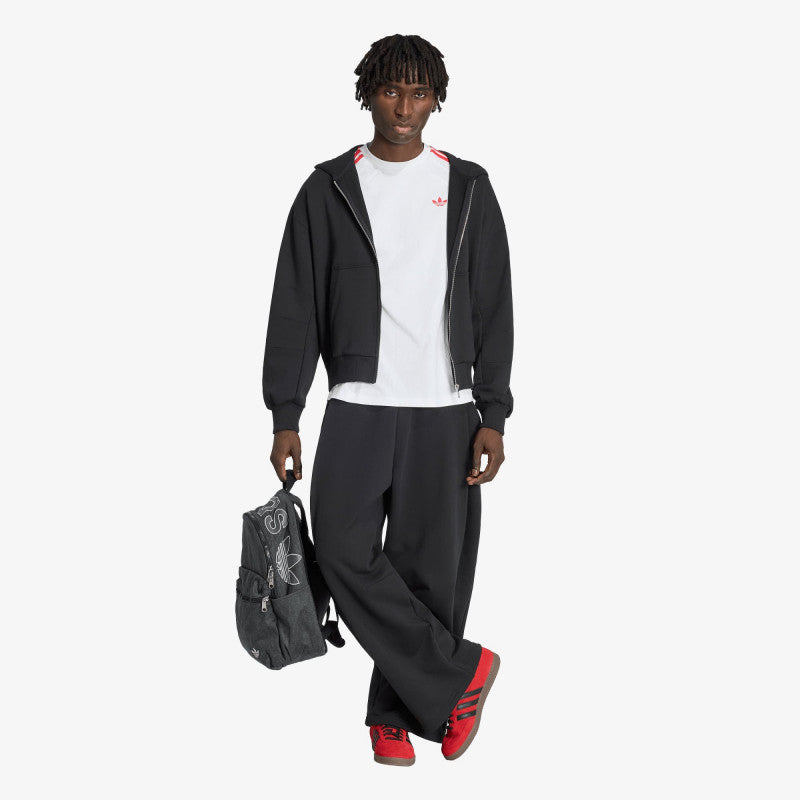 adidas Premium Essentials Cropped Full Zip Black