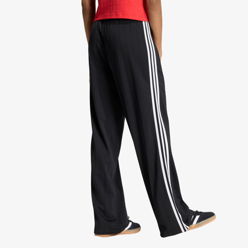 adidas Pinstripe Firebird Loose Trackpant Black/ White/ Grey Two