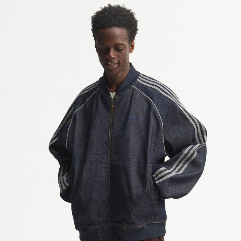 adidas SST Adicolor Denim Tracktop Indigo Denim