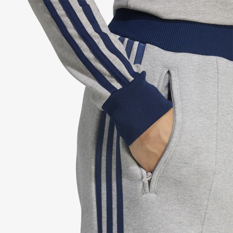 adidas Engineered Rib Firebird Loose Track Pant Medium Grey Heather/ Night Indigo/ Magic Mauve