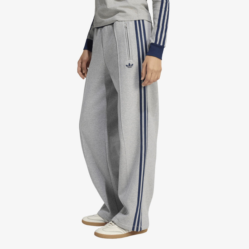 adidas Engineered Rib Firebird Loose Track Pant Medium Grey Heather/ Night Indigo/ Magic Mauve