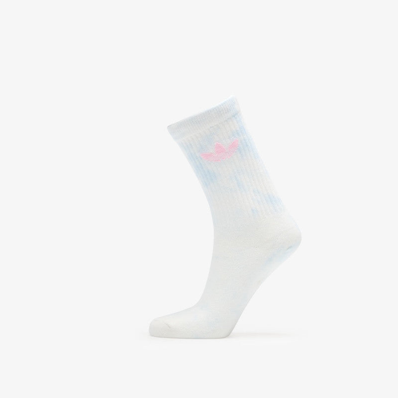 adidas Tie Dye Crew Socks 3-Pack Off White/ Wonder Beige/ Dark Brown