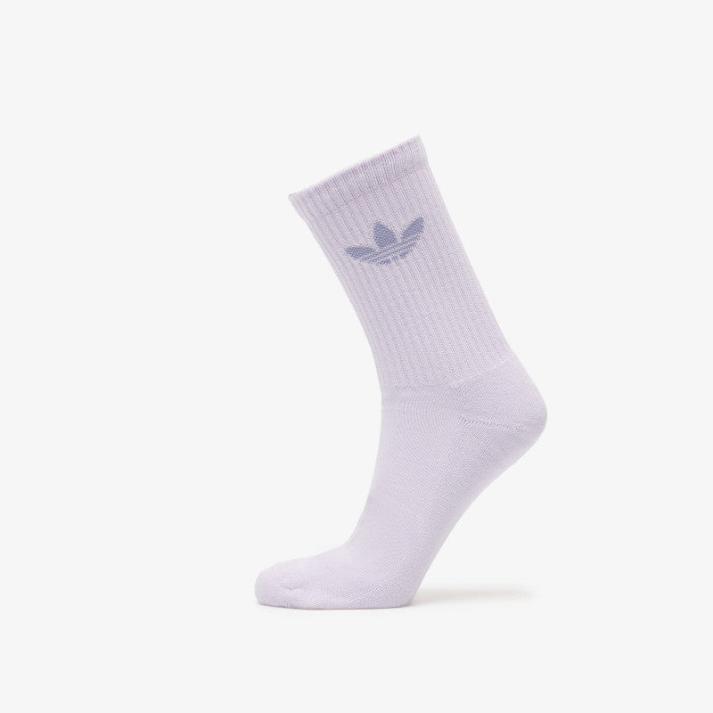 adidas Trefoil Crew Socks 10-Pack Silver Green/ Glow Pink/ Semi Flash Aqua