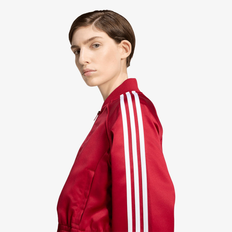 adidas Satin Sst Jacket Team Victory Red/ White