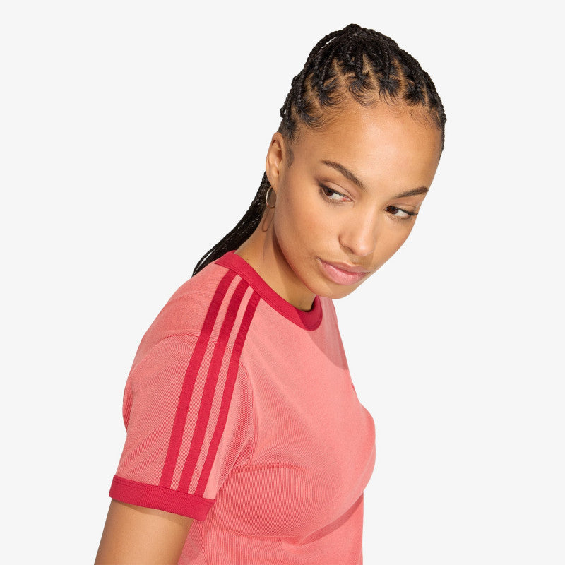 adidas Heather 3s Cali T-Shirt Team Victory Red/ Preloved Scarlet/ Team Victory Red