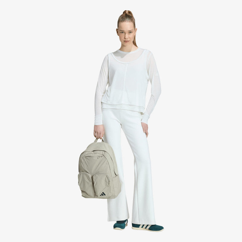 adidas Soft Lux Sheer Long-Sleeve Off White