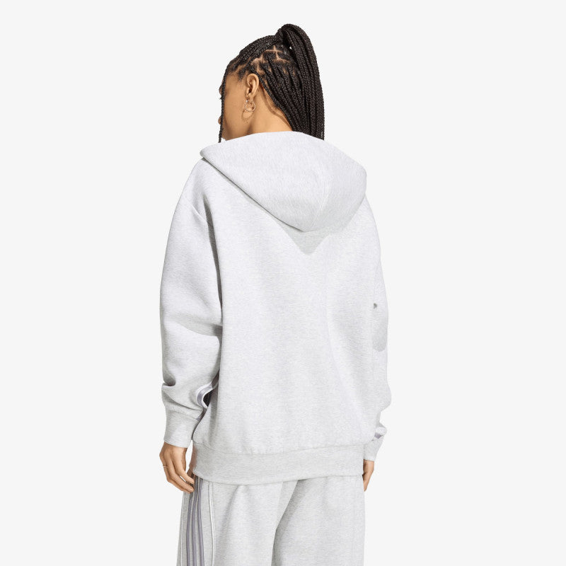 adidas Spacer Hoodie Light Grey Heather/ Reflective Silver/ Lgh Solid Grey