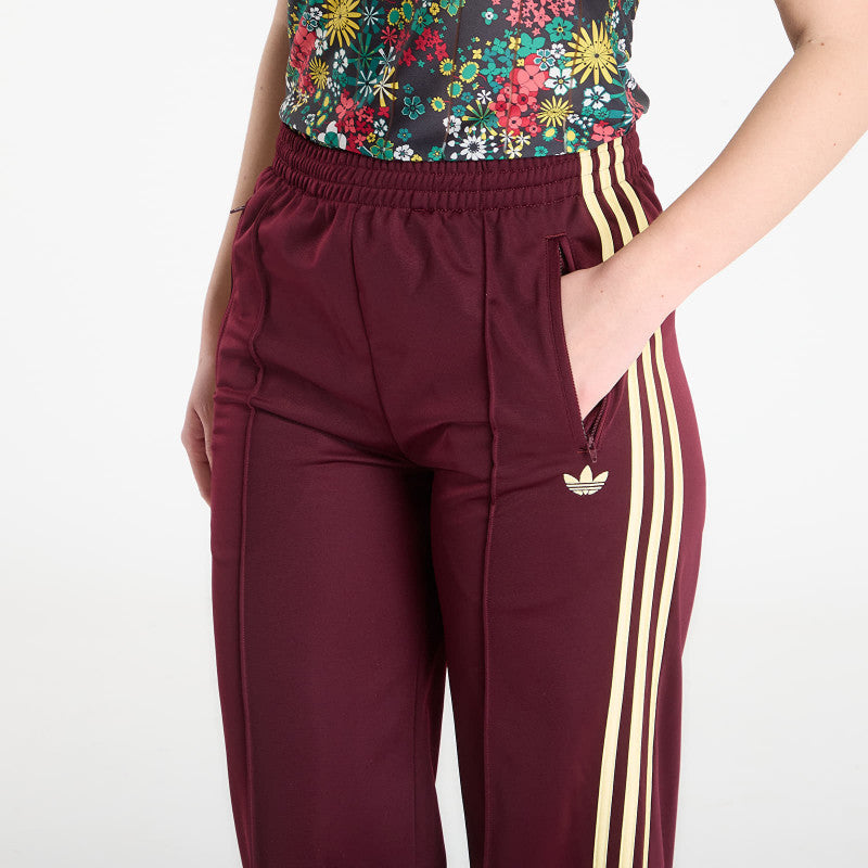adidas Firebird Loose Track Tracksuit Bottoms Maroon