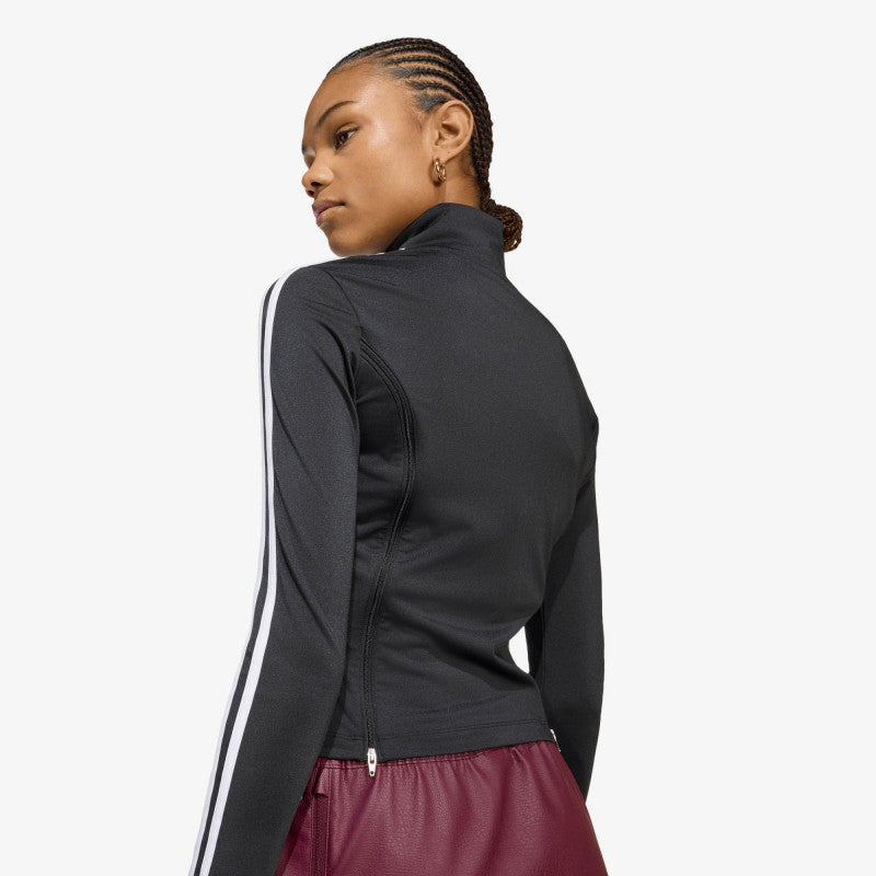 adidas Long Sleeve Zipped Black