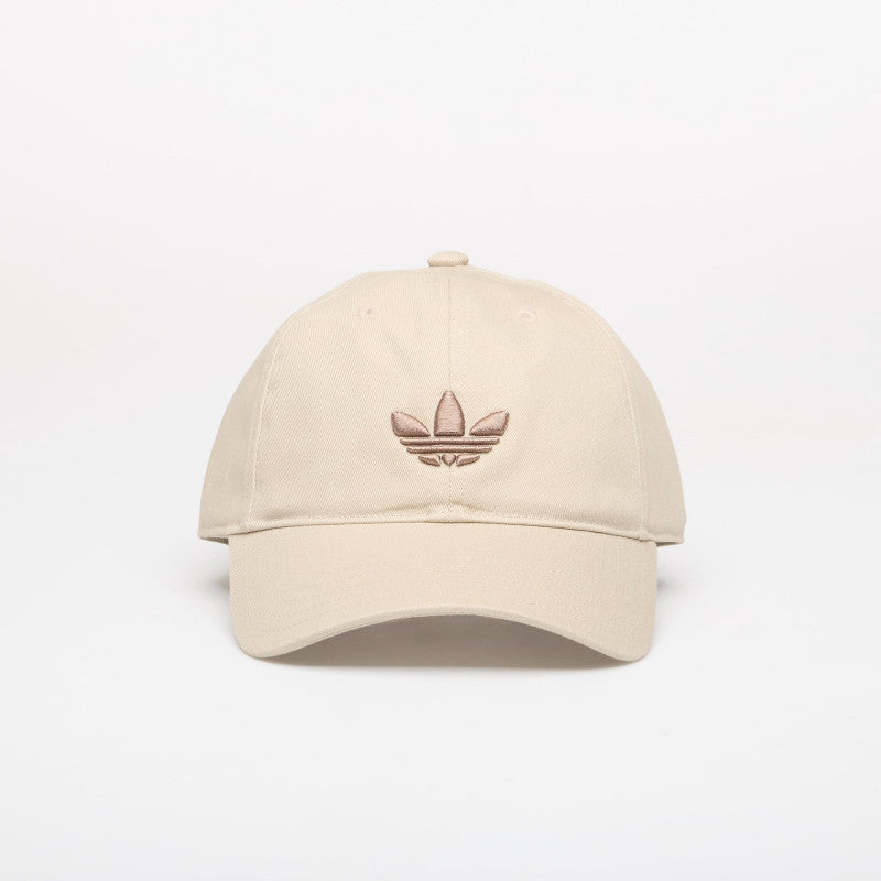 adidas Adicolor Classic Trefoil Baseball Cap Khaki Three