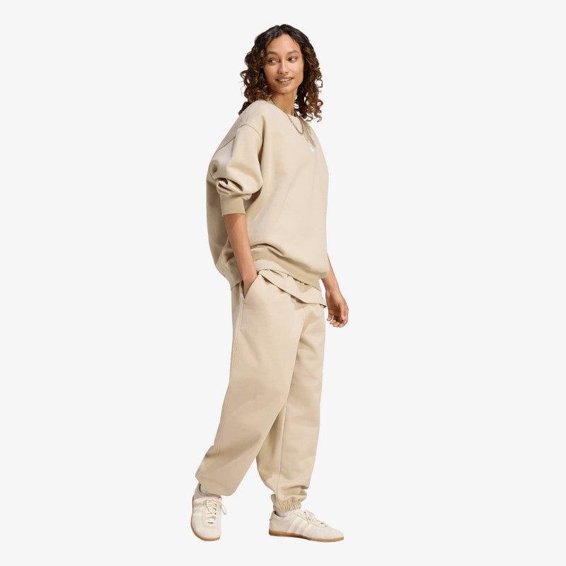 adidas Ess Fl Crw Os Khaki Three