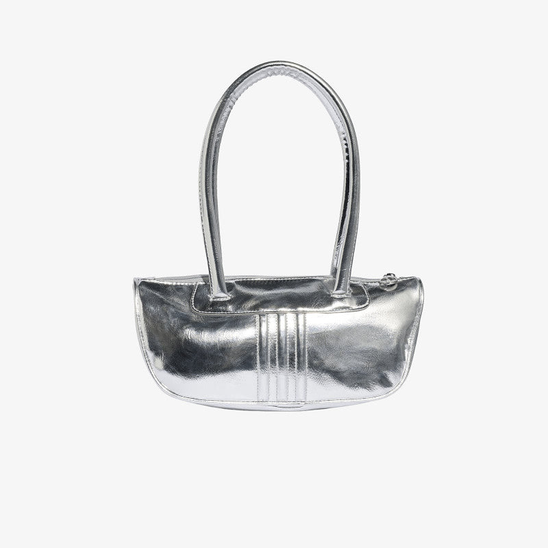 adidas Adilenium Season 5 Metallic Shoulder Bag Silver Met.