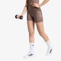 adidas 3 Stripes Studio All Me Booty Short Leggings Earth Strata
