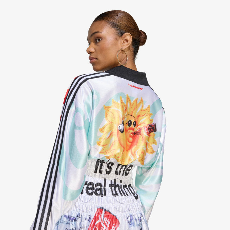 adidas x Coca Cola Mash Up Smocked Jersey White/ Multicolor