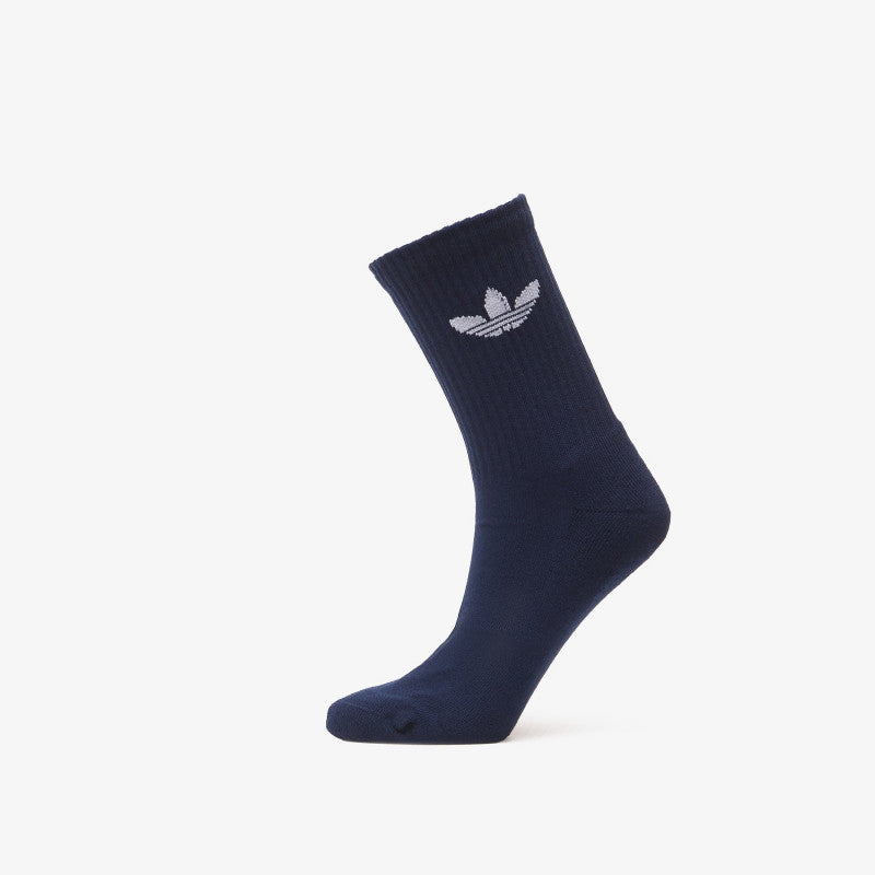 adidas Trefoil Crew Sock Cushion 6-Pack Night Indigo/ Collegiate Green/ Maroon