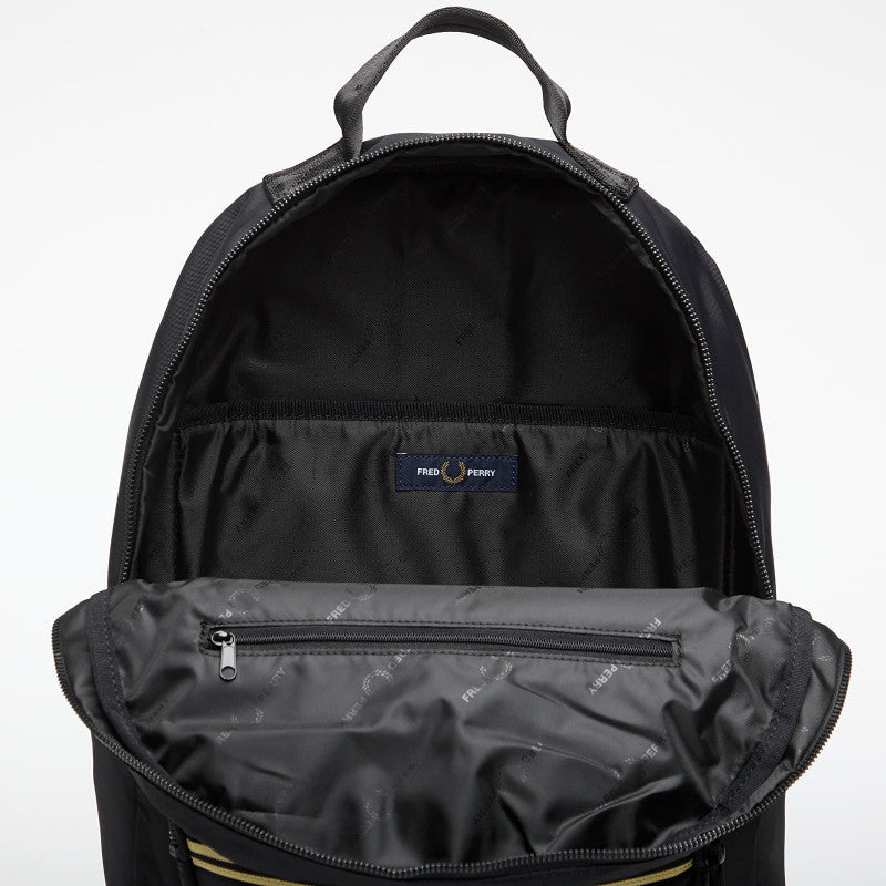FRED PERRY Tipped Tape Backpack Black