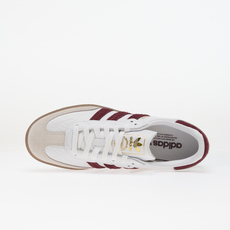 adidas Samba OG Ftwr White/ Maroon/ Gum5 41