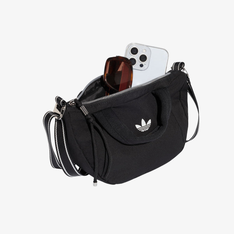 adidas OG Sport Croissant Bag Extra Small Black/ White/ Silver Met.