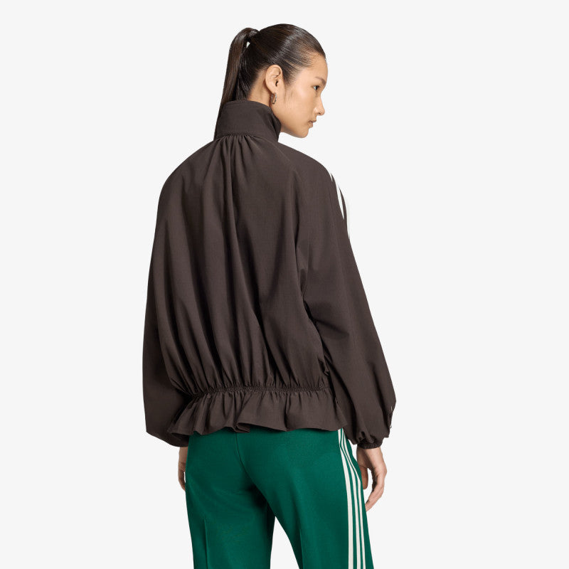 adidas Blousy Oversized Track Top Night Brown