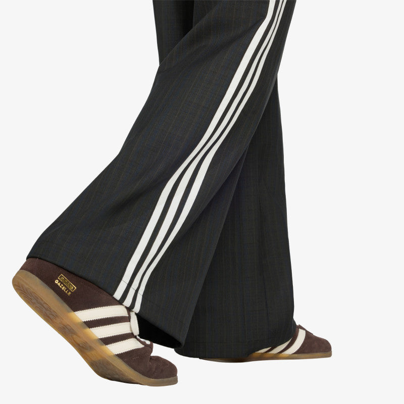 adidas Loose Check Track Pants Black