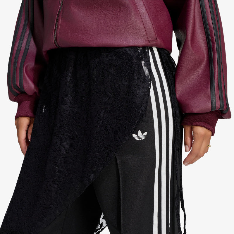 adidas 2In1 Firebird Loose Track Pants With Lace Skirt Black